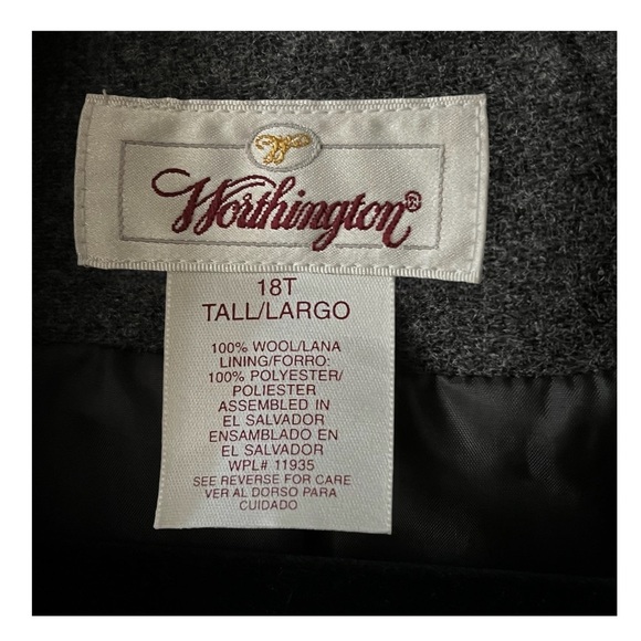 Vintage Never Worn Worthington 100% wool blazer/suit jacket - Picture 3 of 3